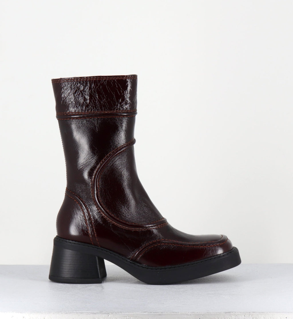 MALENE BURGUNDY BOOTS