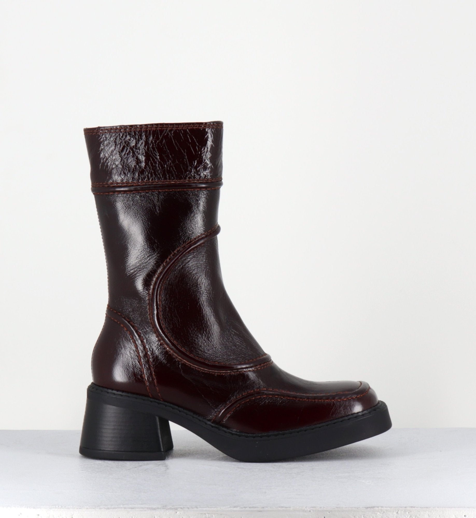 MALENE BURGUNDY BOOTS