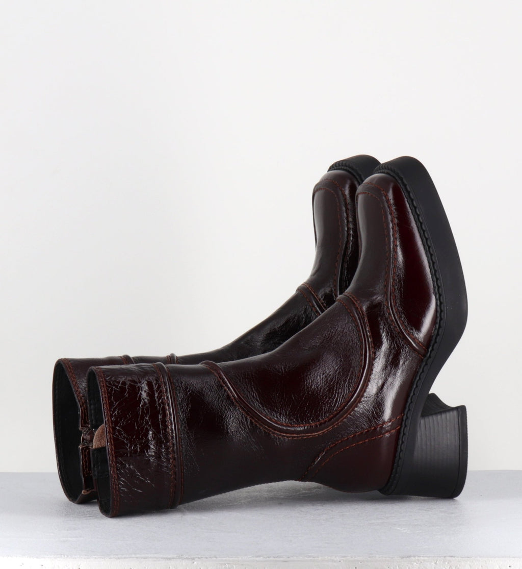 MALENE BURGUNDY BOOTS