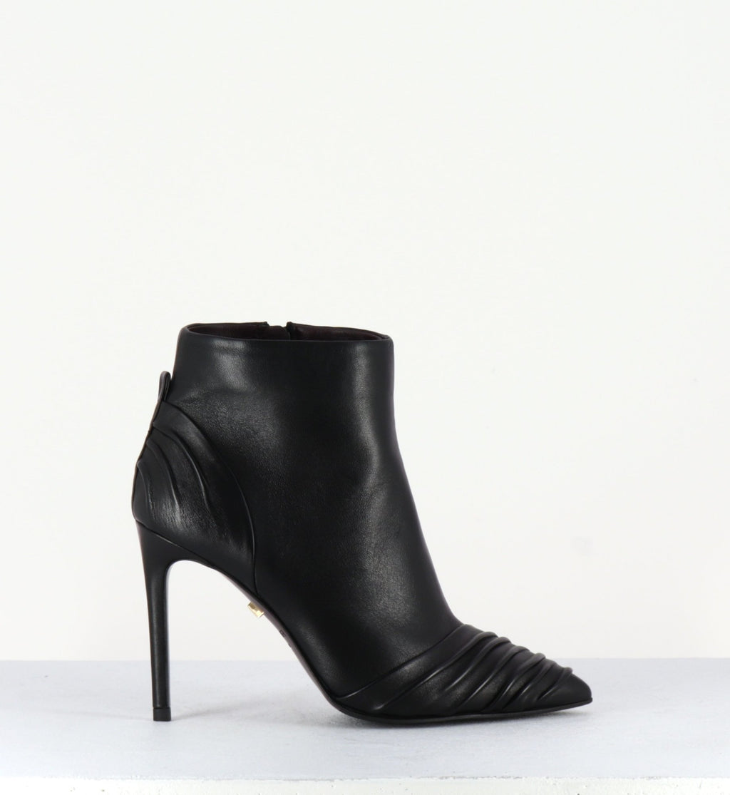 Boots bout pointu en cuir noir - MALIBU GLOVE BOOTS