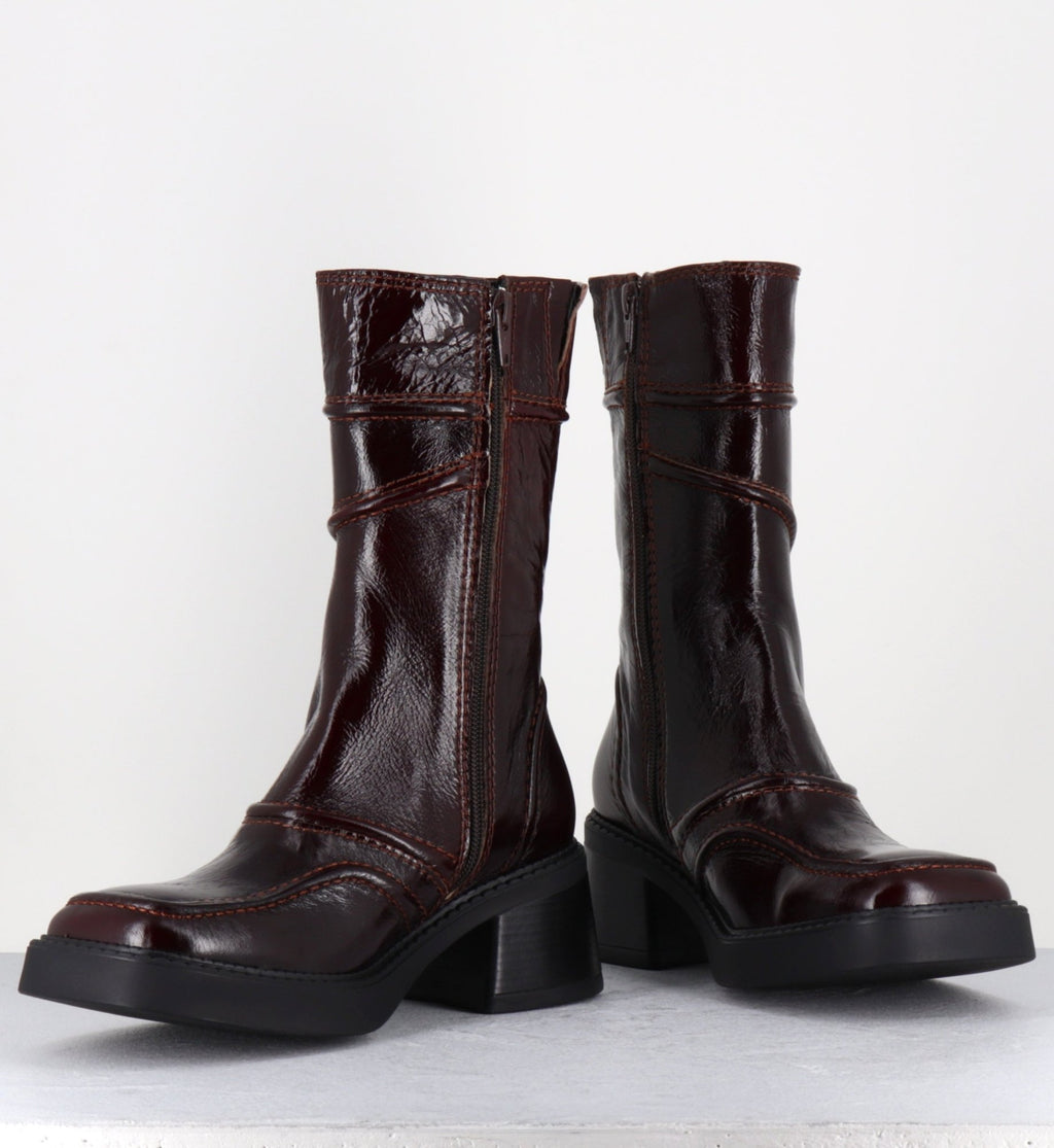 MALENE BURGUNDY BOOTS