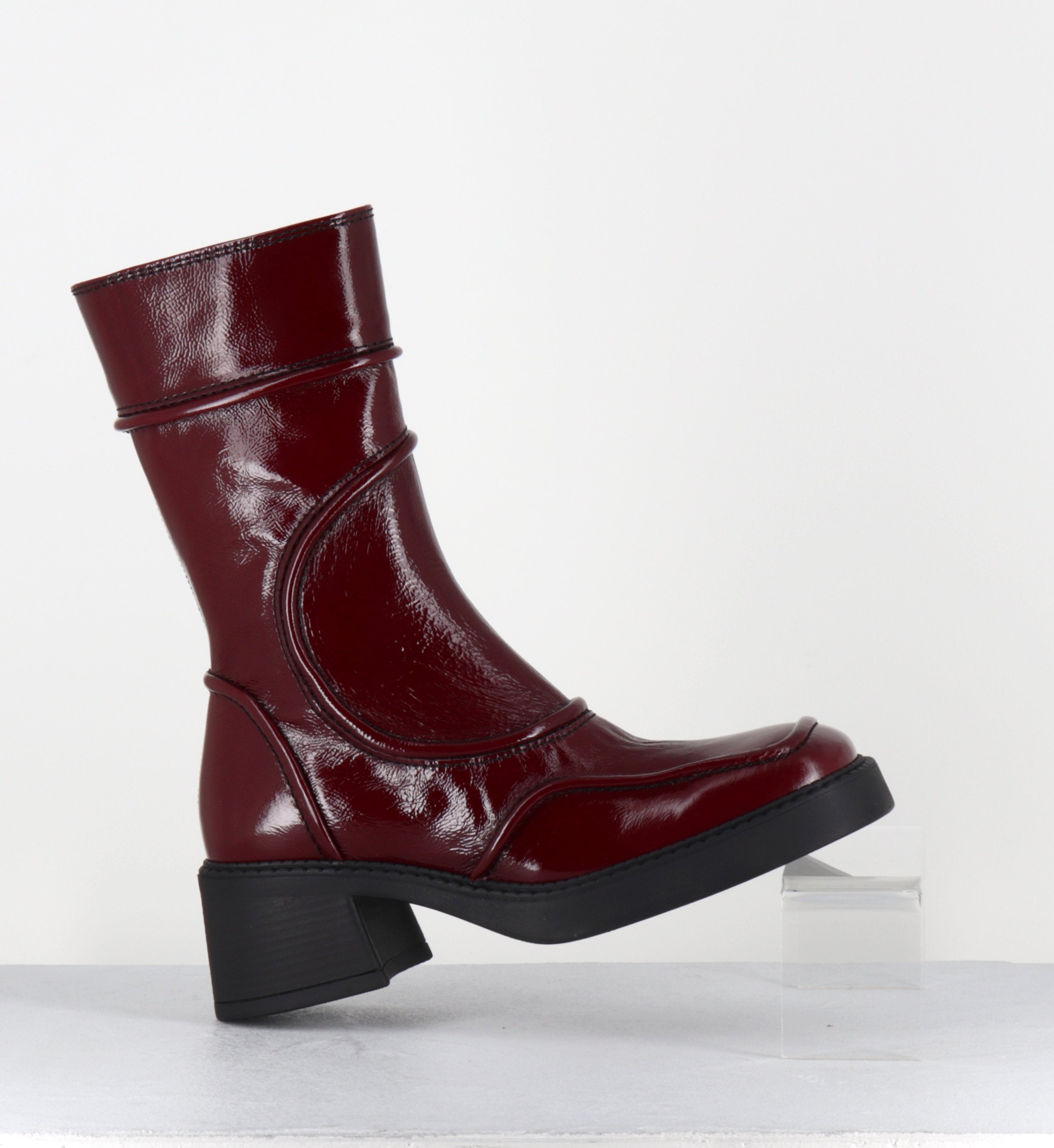 MALENE25 BURGUNDY BOOTS