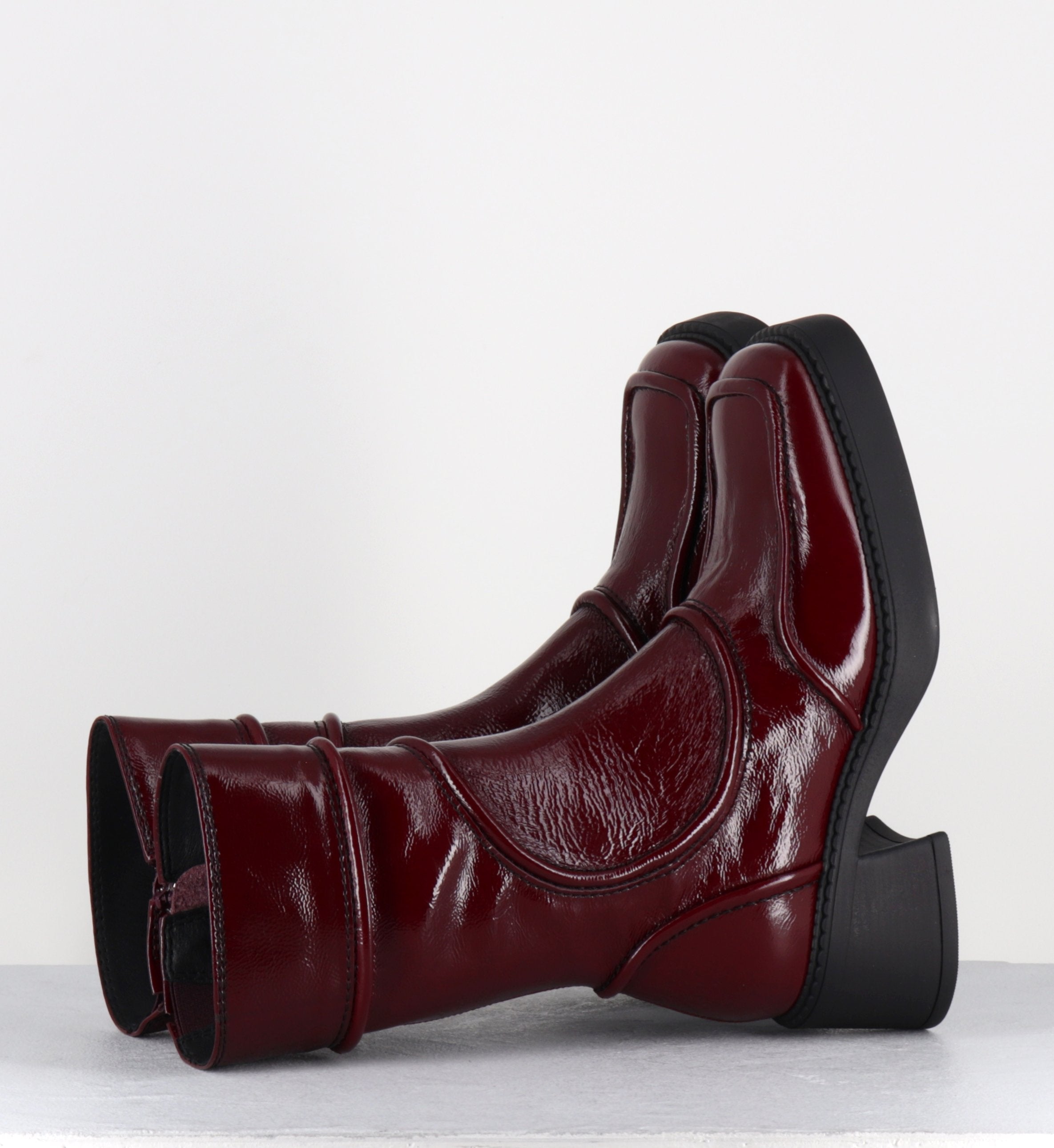 MALENE25 BURGUNDY BOOTS