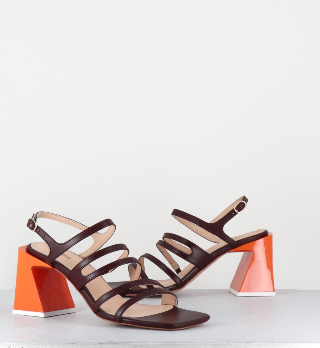 AUBREY BROWN SANDALS